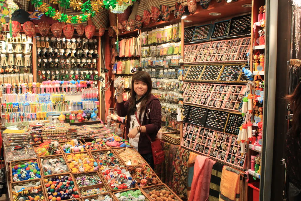 Colorful stalls and local street food at Hue night market
