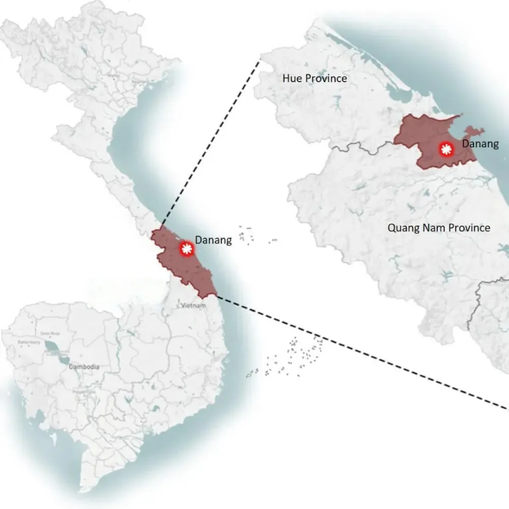 Geographic Positioning Da Nang