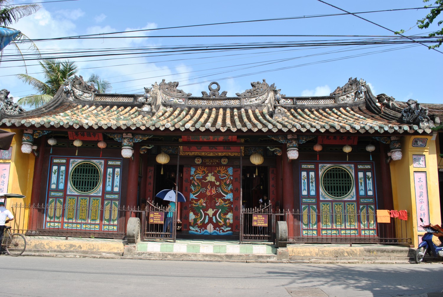 Historic Chinese temple built by merchants in the trading port of Hoi An