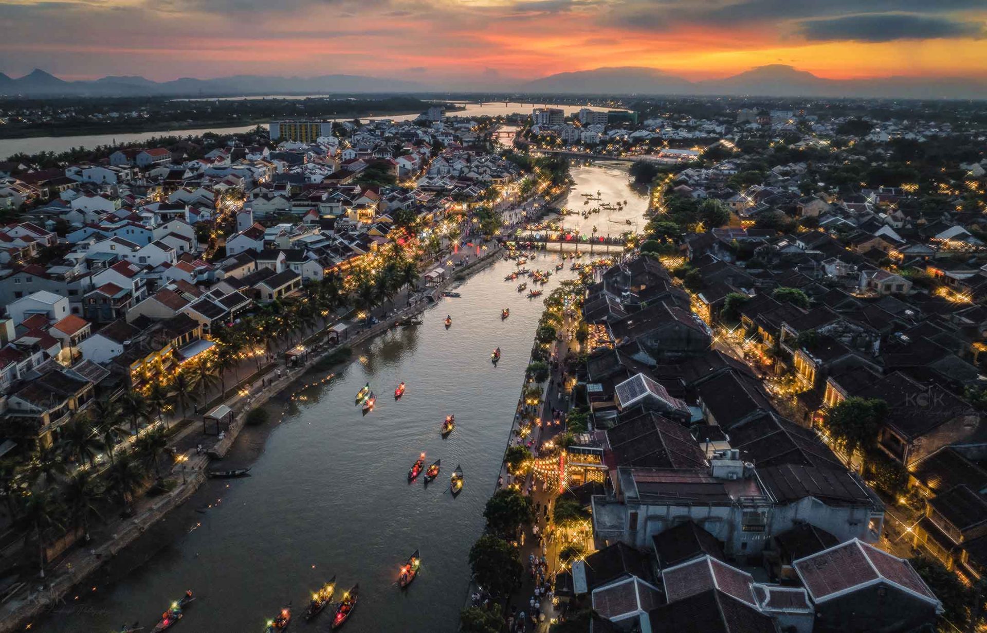 Hoi An Ancient Town with traditional lantern streets and historic merchant houses