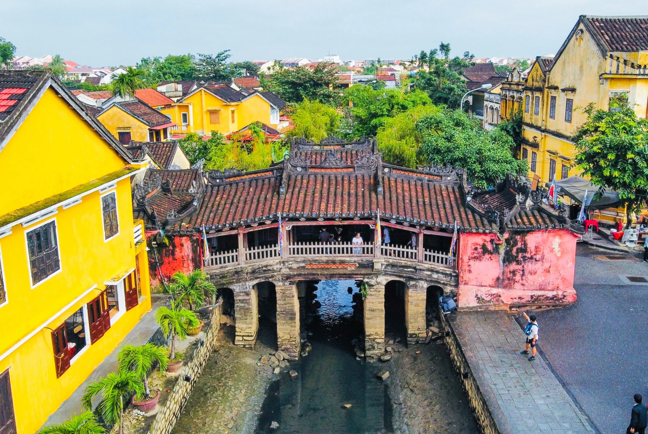Japanese Covered Bridge in Hoi An Ancient Town Vietnam