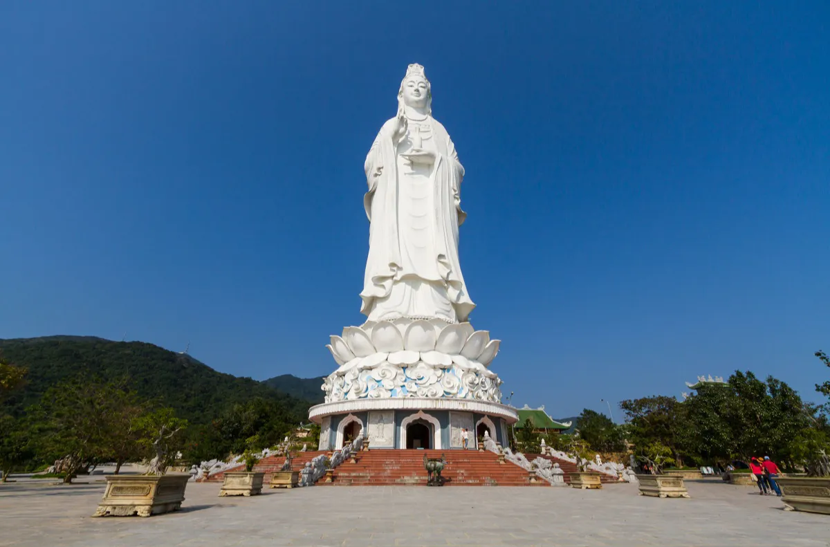 The Majestic Lady Buddha Statue at Linh Ung Pagoda